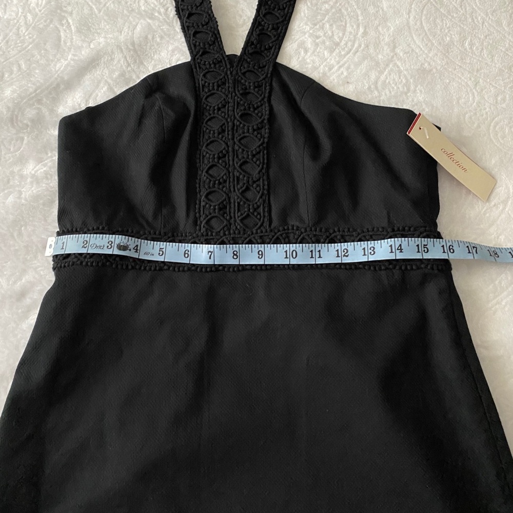 NWT Eyelet Accented Halter Dress - Picture 5 of 9